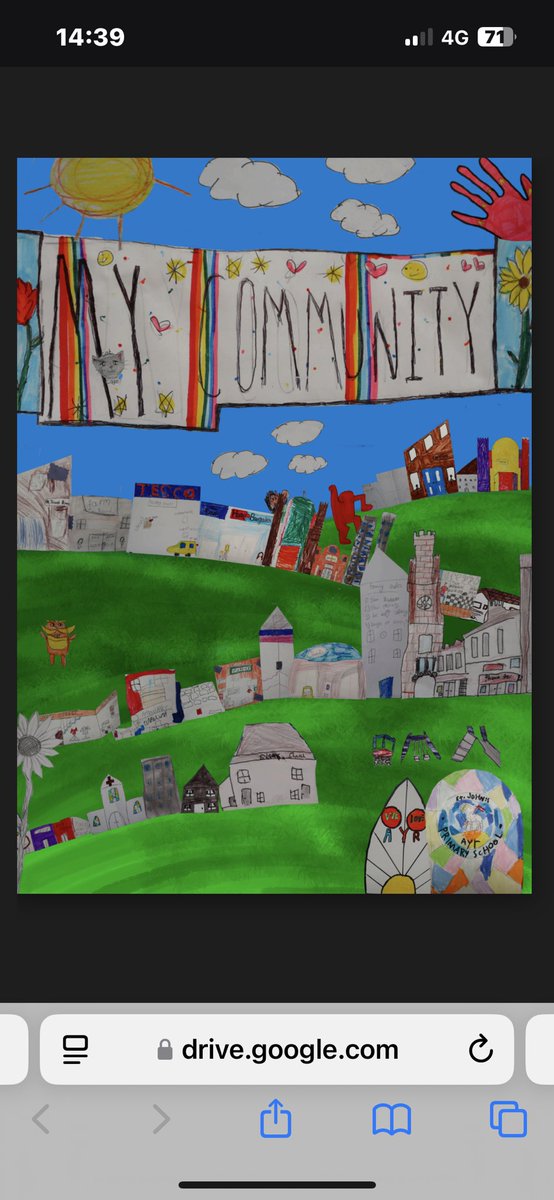 St John's PS (@stjohnspsayr) on Twitter photo Huge well done to our P5-7 pupils who have collaboratively worked on this piece of work for the underpass at Allison Street which launched today 🎉 they each drew an aspect of their community and artist Bonnie Buchanan worked her magic to make this amazing piece! 🎨<a href="/WallacetownH/">Working For Wallacetown</a> Huge well done to our P5-7 pupils who have collaboratively worked on this piece of work for the underpass at Allison Street which launched today 🎉 they each drew an aspect of their community and artist Bonnie Buchanan worked her magic to make this amazing piece! 🎨<a href="/WallacetownH/">Working For Wallacetown</a>