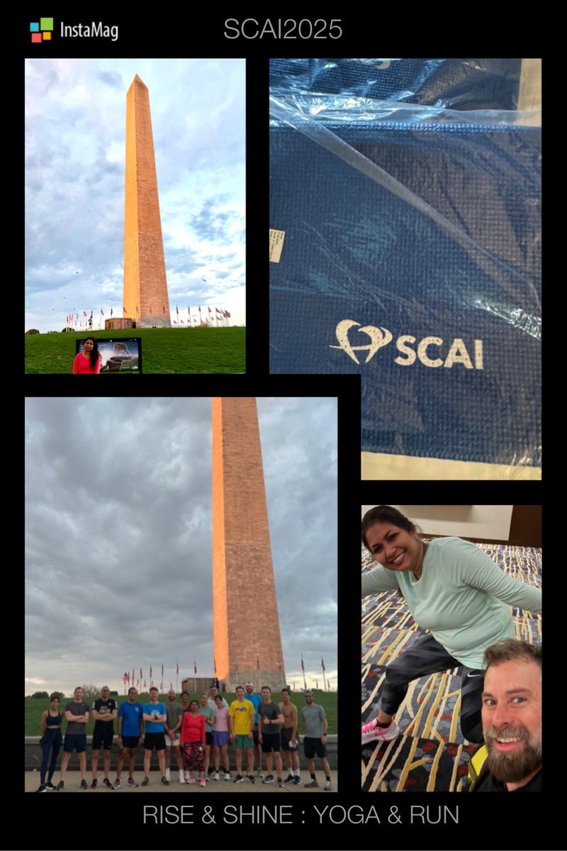 dr_sapurva's tweet image. Most impressive and personally rewarding part @SCAI … that is so unique to #SCAI2025 … Morning RISE & SHINE 🧘 & 🏃… as a big advocate of Mother’s health, being one myself … really appreciate the efforts in taking care of us !! #SCAIWIN #Interventionalbound