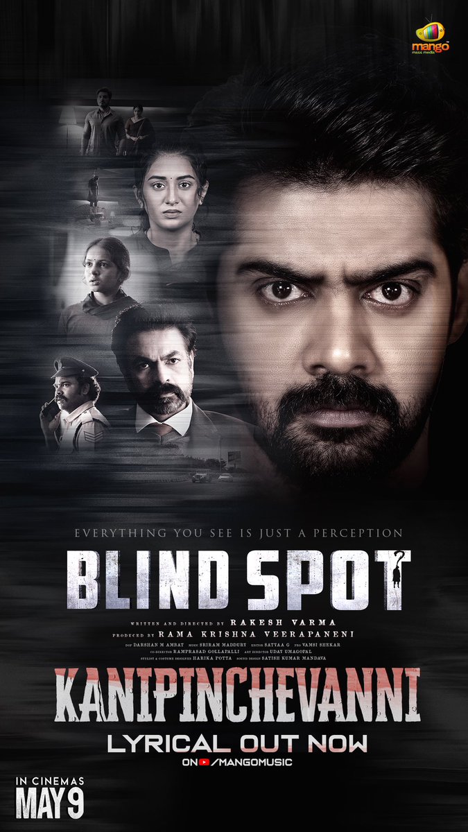 Rashi singh (@rashireal_) on Twitter photo The sound of suspense has arrived!
#Kanipinchevanni, The Theme Song of #BlindSpot Lyrical OUT NOW! ๐ต
๐ youtu.be/m222czLt5X0
In cinemas from May 9th.
Written & Directed by <a href="/dir_rakeshvarma/">Director Rakesh Varma</a>
Produced by #RamaKrishnaVeerapaneni
Music by <a href="/SriramMaddury/">Sriram Maddury</a>
<a href="/Naveenc212/">Actor Naveen Chandra</a> The sound of suspense has arrived!
#Kanipinchevanni, The Theme Song of #BlindSpot Lyrical OUT NOW! ๐ต
๐ youtu.be/m222czLt5X0
In cinemas from May 9th.
Written & Directed by <a href="/dir_rakeshvarma/">Director Rakesh Varma</a>
Produced by #RamaKrishnaVeerapaneni
Music by <a href="/SriramMaddury/">Sriram Maddury</a>
<a href="/Naveenc212/">Actor Naveen Chandra</a>