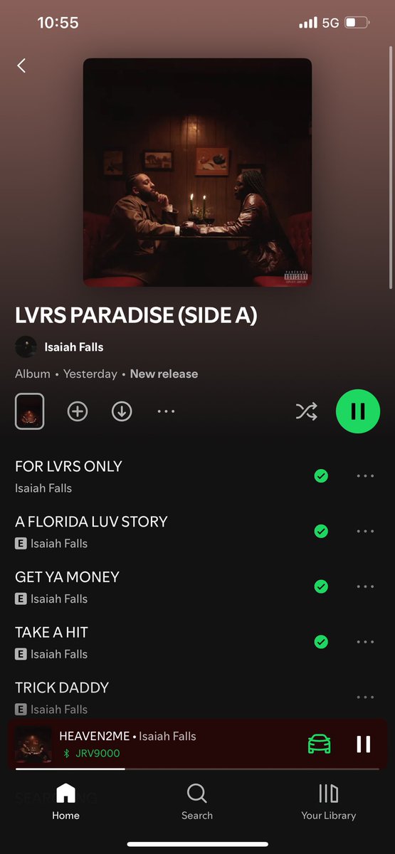 Biggus_Haleraza's tweet image. If yall haven’t checked @IsaiahFalls out yet, please do so! Personally, I enjoy the loving vibe he dives into with this album, especially with a fun song like a Florida luv story.