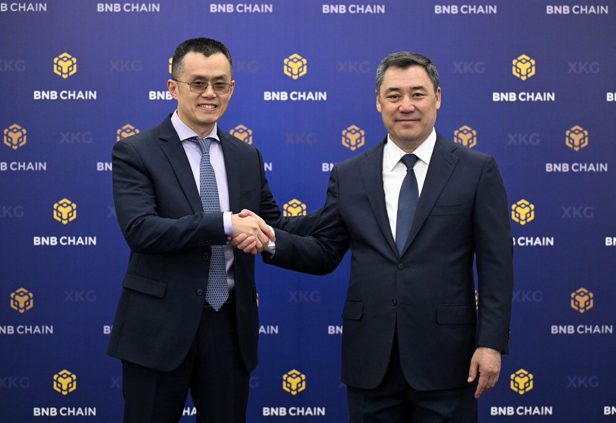 I was pleased to meet Changpeng Zhao (CZ), the founder of Binance, the world’s largest cryptocurrency exchange, in Cholpon-Ata. I'm grateful for the opportunity to discuss the development of blockchain technologies and digital assets in Kyrgyzstan. I'm confident that our