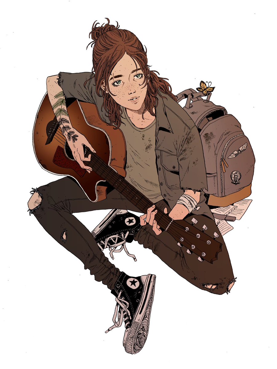 I drew Ellie (TLOU2) 🌱