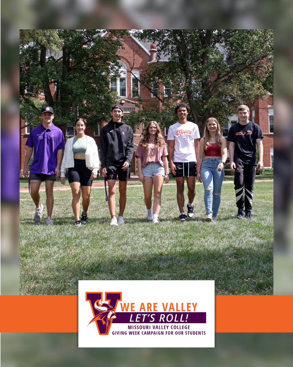 Missouri Valley College Giving Week starts TOMORROW! Get a head start on the voyage. 

We are Valley! Let’s Roll!

Donate Today!  host.nxt.blackbaud.com/donor-form/?sv…