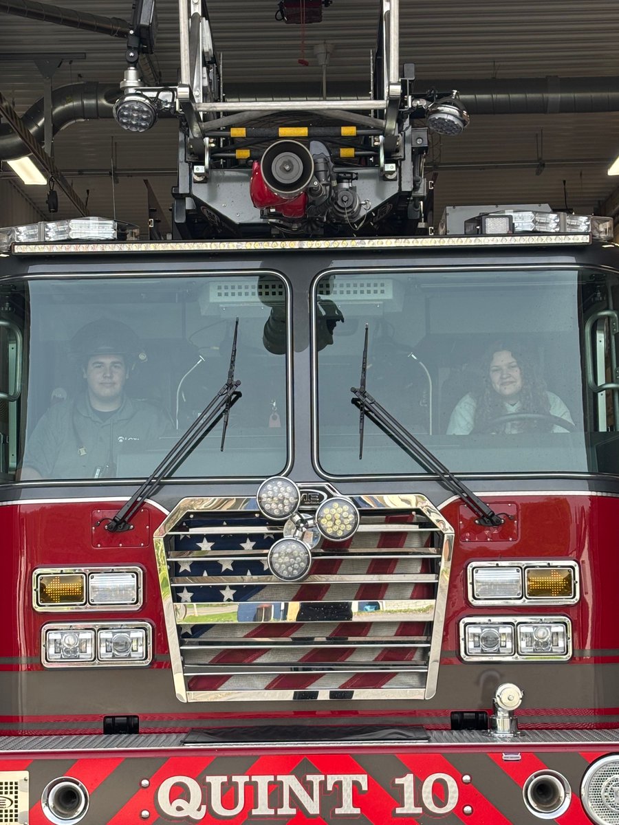 Students from LCTI's Protective Services program recently visited the  Germansville Fire Department on a field trip. This is how we inquire! #weinquire #opportunityahead