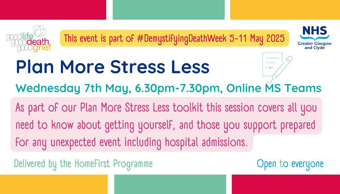NHSGGC Carers (@nhsggccarers) on Twitter photo No one wants to go into hospital, but sometimes it is unavoidable. We can take simple steps now to make these experiences less stressful for all.
Book direct π link.webropol.com/ep/PMSL070525
<a href="/dixon_south/">Glasgow South Carers Centre</a> <a href="/Rcarers/">Renfrewshire Carers Centre</a> <a href="/CarersLinkED/">CarersLinkED</a> @CarersofWestDun <a href="/ERCCentre/">East Renfrewshire Carers Centre</a> <a href="/quarriers/">Quarriers</a> <a href="/gamhcarercentre/">GAMH North East Carers Service</a> No one wants to go into hospital, but sometimes it is unavoidable. We can take simple steps now to make these experiences less stressful for all.
Book direct π link.webropol.com/ep/PMSL070525
<a href="/dixon_south/">Glasgow South Carers Centre</a> <a href="/Rcarers/">Renfrewshire Carers Centre</a> <a href="/CarersLinkED/">CarersLinkED</a> @CarersofWestDun <a href="/ERCCentre/">East Renfrewshire Carers Centre</a> <a href="/quarriers/">Quarriers</a> <a href="/gamhcarercentre/">GAMH North East Carers Service</a>