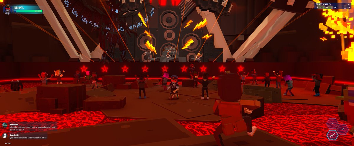 Squad goals in <a href="/TheSandboxGame/">The Sandbox</a> in Blas Valley🤘🕺 tsbga.me/TheSandbox #AlphaSeason5