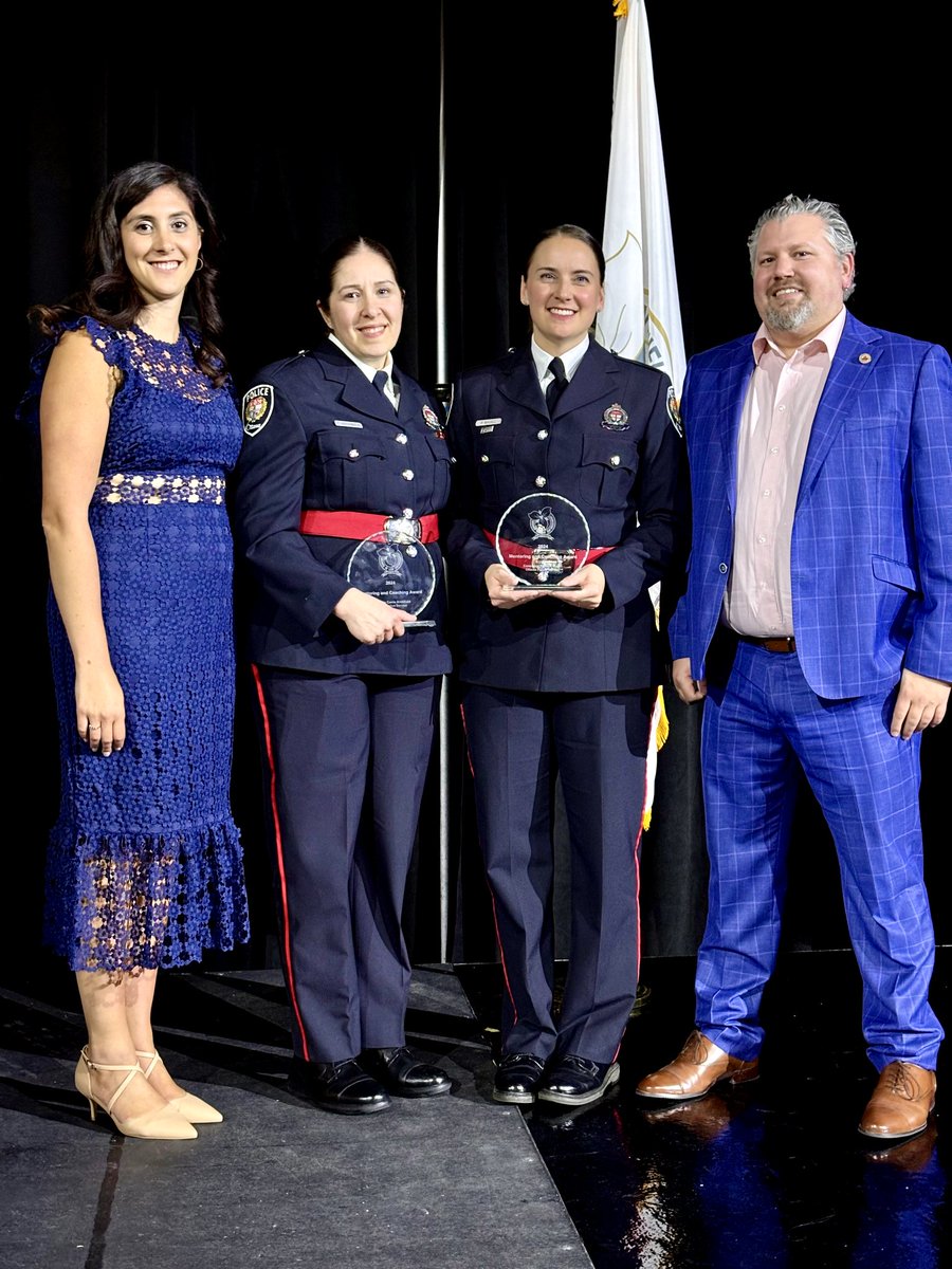 Congratulations to all the Ottawa Police members who were nominated at the OWLE awards banquet <a href="/OWLECanada/">Ontario Women in Law Enforcement</a>. Very proud to see these two officers take home some hardware. Congrats Paddye and Carrie for never giving up on the fight to make it better for our members in Ottawa. 💙
