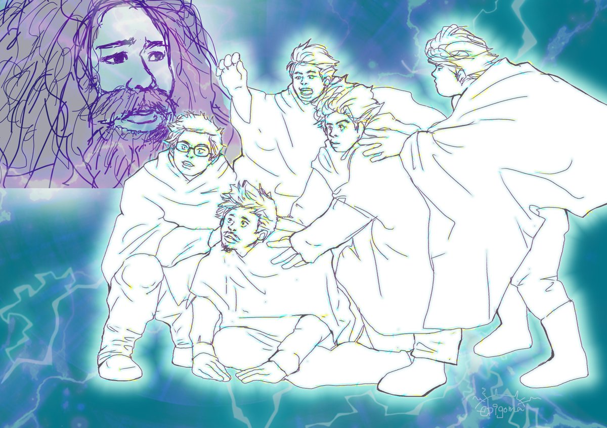 何で面白くなっちゃうんだろうな？
楽しかったな
#フィッシャーズ描いちゃった
#いなつか
#フィッシャーズ15周年