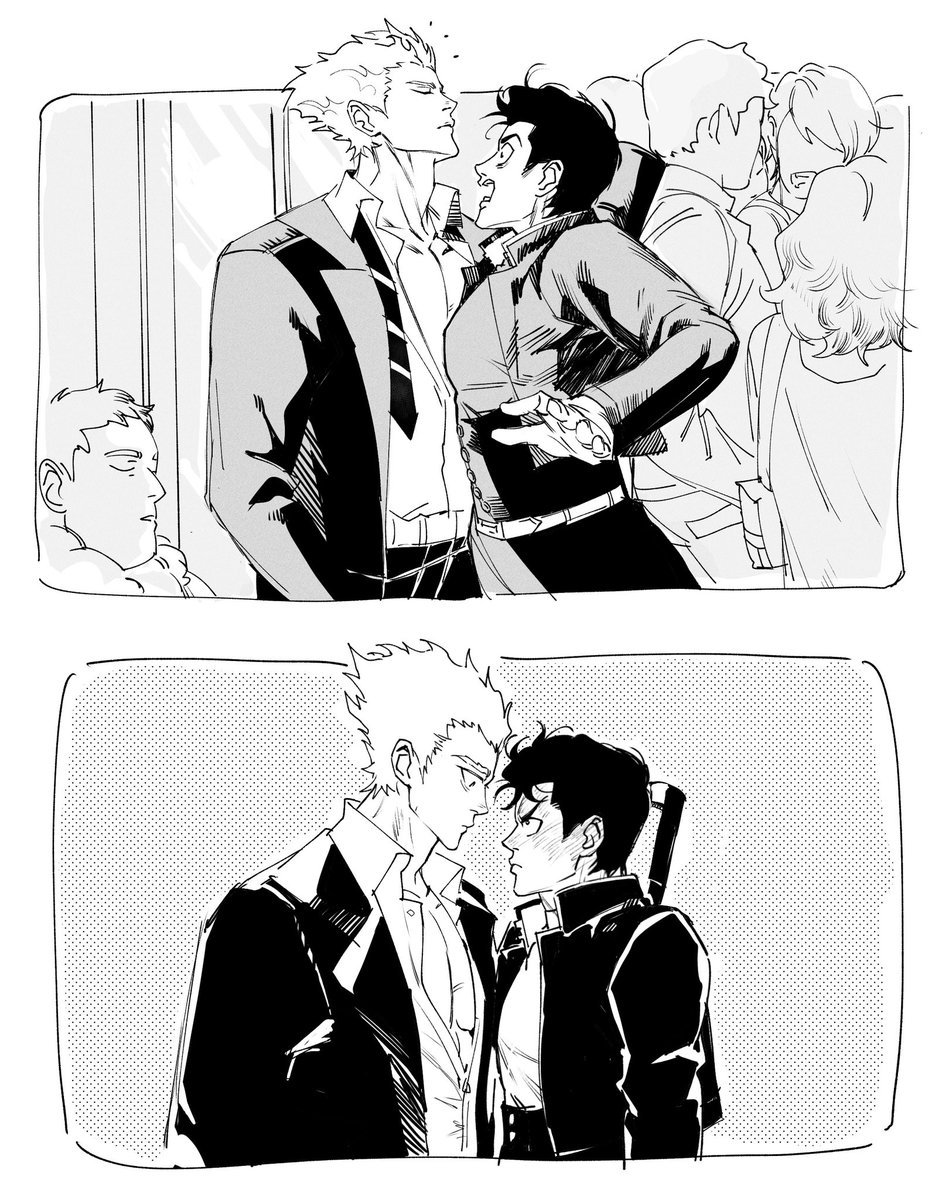 #ガロ金 #batarou 
More school au