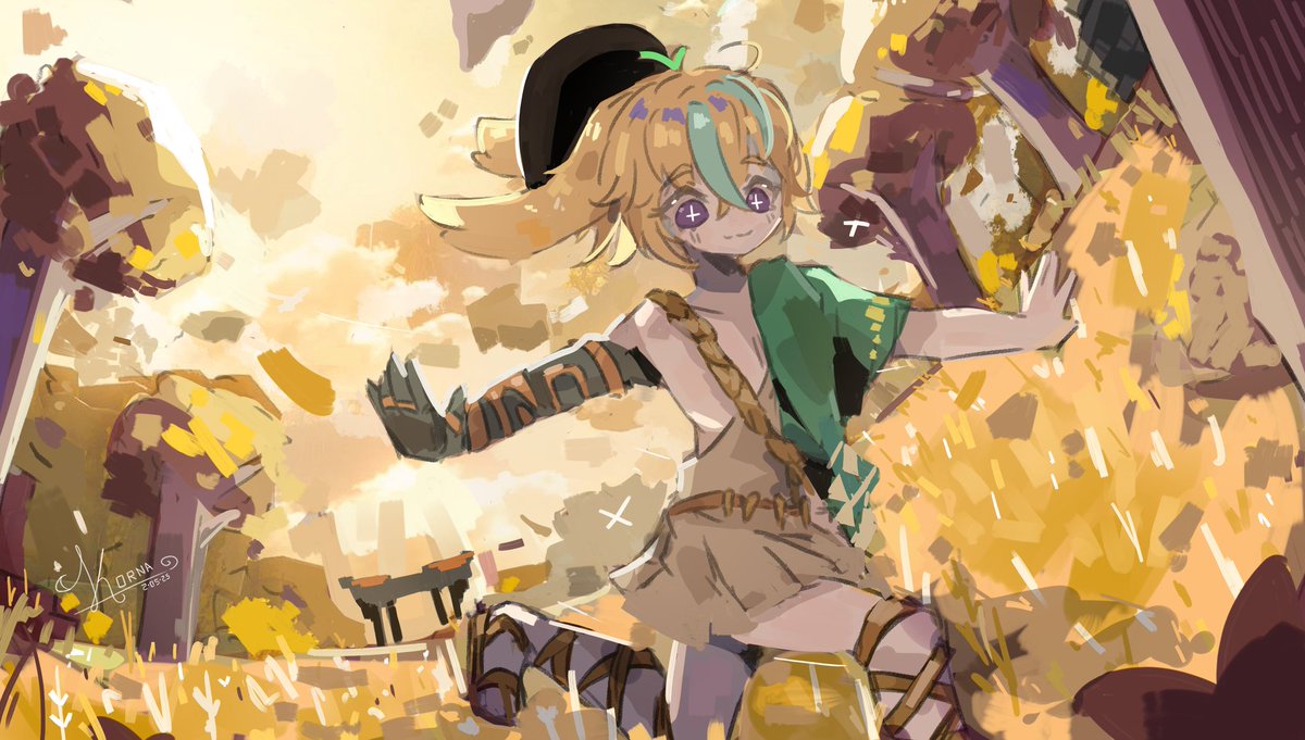beatlinksVT's tweet image. Amazing artwork made by @K0rnaQ please check them out!
