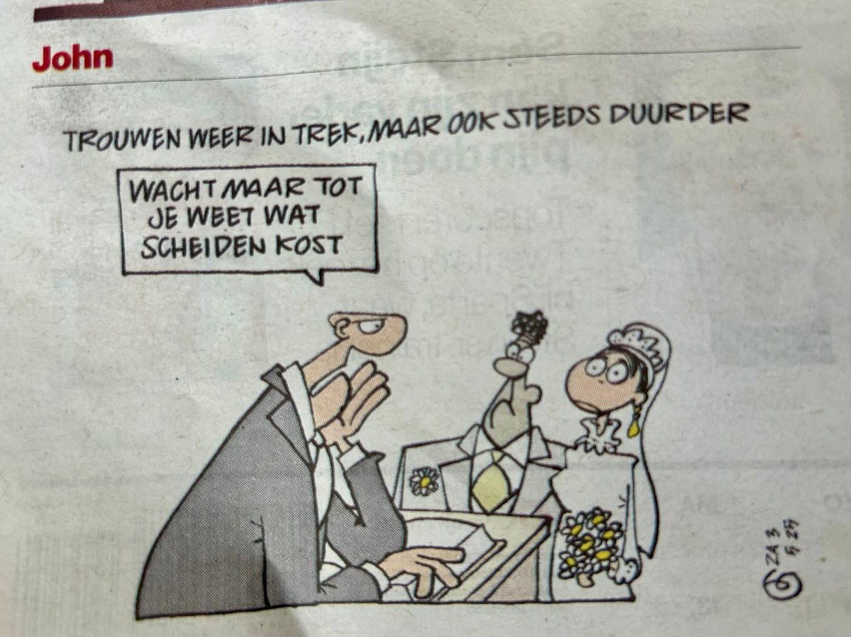 Vanochtend in de krant … Uiteraard wens ik iedereen een lang en gelukkig huwelijk maar mocht u toch besluiten te scheiden dan betaalt u bij Pauze mediation een vooraf afgesproken prijs voor de hele echtscheiding. Geen verrassingen achteraf, wel zo prettig.