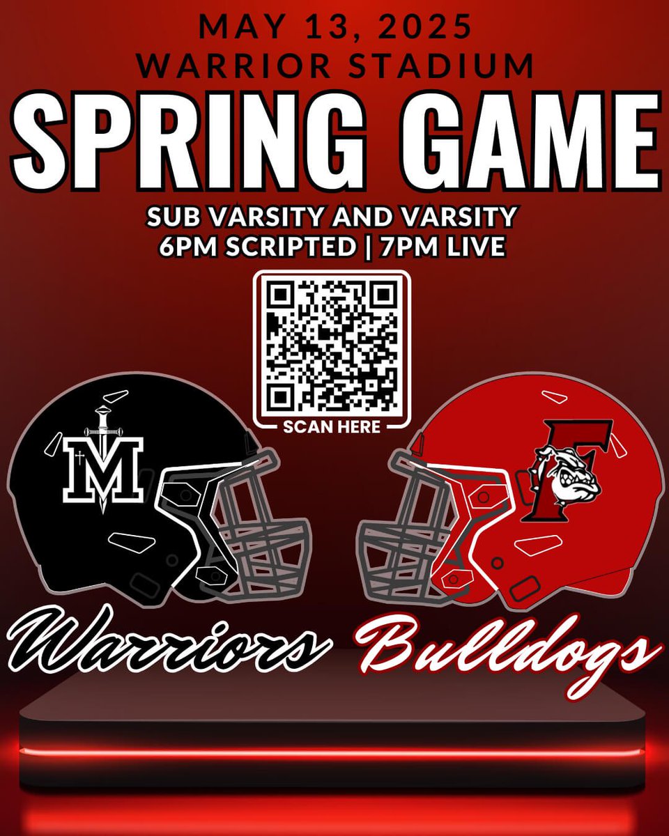 Johnny McCarty (@johnnymccarty07) on Twitter photo Pull up to the first ever game at Warrior Stadium May 13th!!! <a href="/_SMHSFootball/">St. Michael Football</a> <a href="/CoachGBarlow/">George Barlow Jr</a> <a href="/samspiegs/">Sam Spiegelman</a> <a href="/GridironFootbal/">Gridiron Football®</a> Pull up to the first ever game at Warrior Stadium May 13th!!! <a href="/_SMHSFootball/">St. Michael Football</a> <a href="/CoachGBarlow/">George Barlow Jr</a> <a href="/samspiegs/">Sam Spiegelman</a> <a href="/GridironFootbal/">Gridiron Football®</a>
