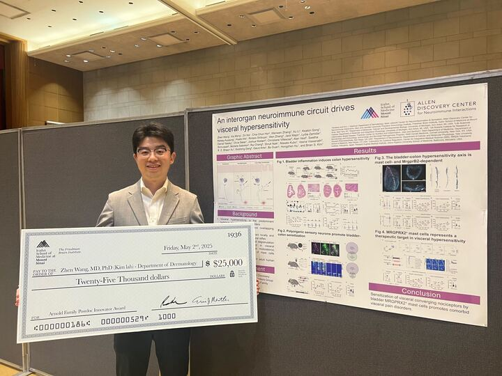 Brian S. Kim (@itchdoctor) on Twitter photo So proud of <a href="/ZhennWang/">Zhen Wang</a> on receiving this <a href="/SinaiBrain/">Friedman Brain Institute</a> Postdoc Innovator Award. We are truly grateful to the Arnold Family, FBI, <a href="/EricJNestler/">Eric J. Nestler, MD, PhD</a>, <a href="/PaulKennyPhD/">Paul Kenny, PhD</a>, & our collaborators for supporting him. He will use this towards his revision for his paper currently at <a href="/Nature/">nature</a>. So proud of <a href="/ZhennWang/">Zhen Wang</a> on receiving this <a href="/SinaiBrain/">Friedman Brain Institute</a> Postdoc Innovator Award. We are truly grateful to the Arnold Family, FBI, <a href="/EricJNestler/">Eric J. Nestler, MD, PhD</a>, <a href="/PaulKennyPhD/">Paul Kenny, PhD</a>, & our collaborators for supporting him. He will use this towards his revision for his paper currently at <a href="/Nature/">nature</a>.