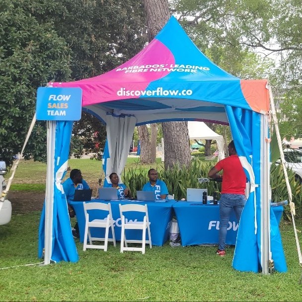We’re live at the RBC Loan Fair, Chelston Park ‘til 2PM!
Add mobile to your home internet &amp; get $300 Massy vouchers — guaranteed.
More value. Bigger rewards.
#FlowBarbados #FlowDeals #MassyBonus #ConnectedWithFlow