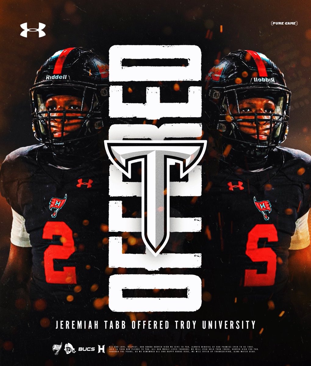 #RecruitHoover (@recruithoover) on Twitter photo ⚔️ Big-time congratulations to @jeremiahetabb on receiving an offer from <a href="/TroyTrojansFB/">Troy Trojans Football 8x⚔️</a>! Another major step forward—keep putting in the work and chasing greatness! 🏈🔥
#GoBucs #NextLevel #BucsFootball #TroyTrojans #BuiltDifferent ⚔️ Big-time congratulations to @jeremiahetabb on receiving an offer from <a href="/TroyTrojansFB/">Troy Trojans Football 8x⚔️</a>! Another major step forward—keep putting in the work and chasing greatness! 🏈🔥
#GoBucs #NextLevel #BucsFootball #TroyTrojans #BuiltDifferent