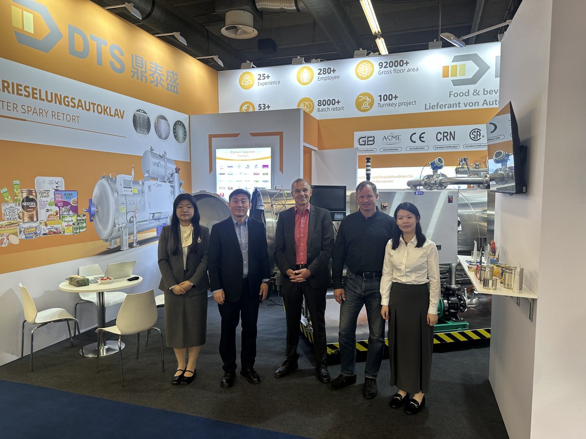 retort_machine's tweet image. IFFA Frankfurt starting today. 👏

If you have questions about food sterilization, we warmly invite you to visit our booth：

👉🏻 Hall 9.1 B59

#IFFA2025 #Retort #Autoclave #Sterilization