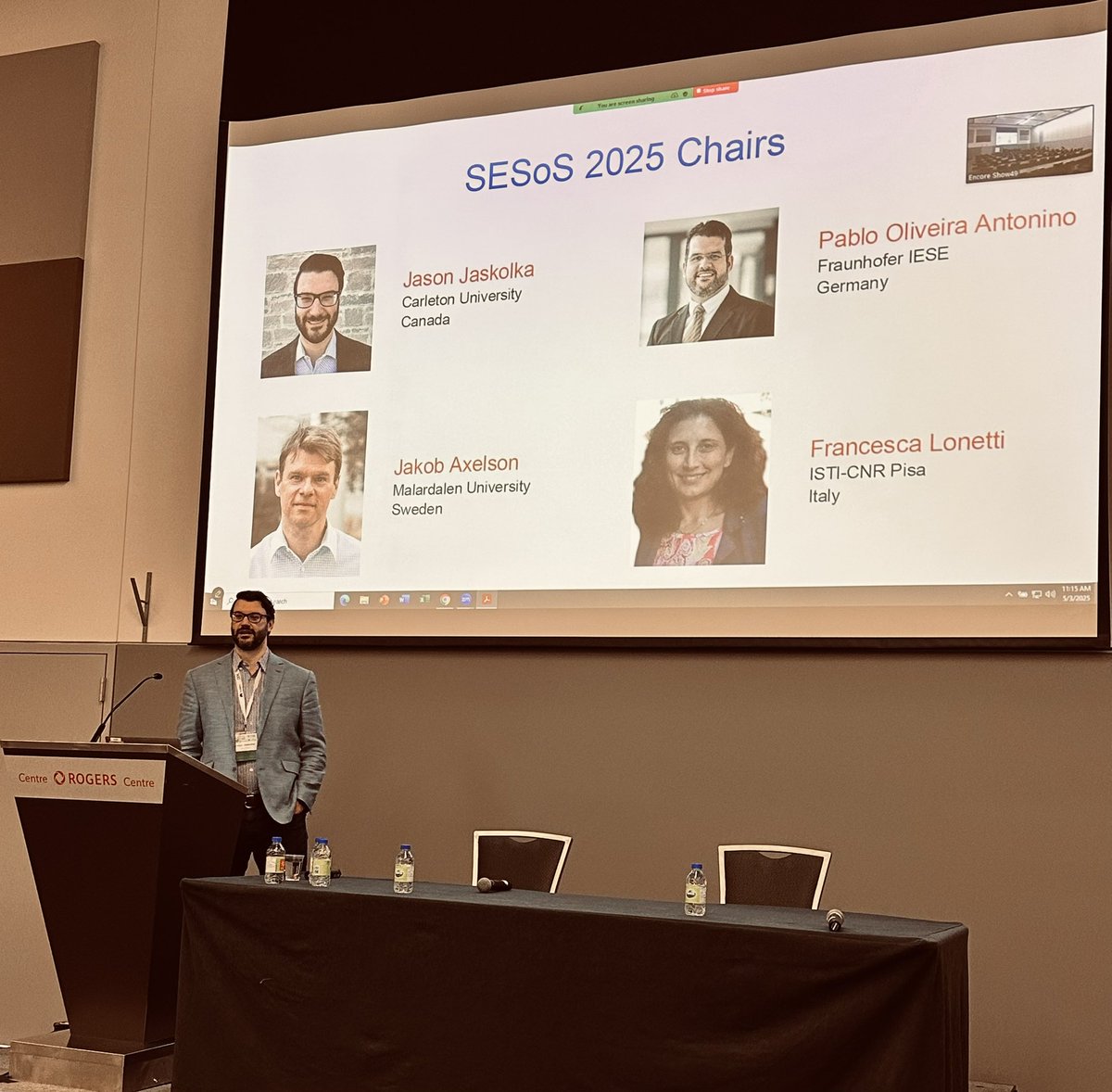 SESoS opening at <a href="/ICSEconf/">ICSE</a> 2025 with <a href="/JasonJaskolka/">Jason Jaskolka</a> plus <a href="/pabloantonino/">pabloantonino</a>, Jakob Axelsson and <a href="/FrancescaLonett/">Francesca Lonetti</a>