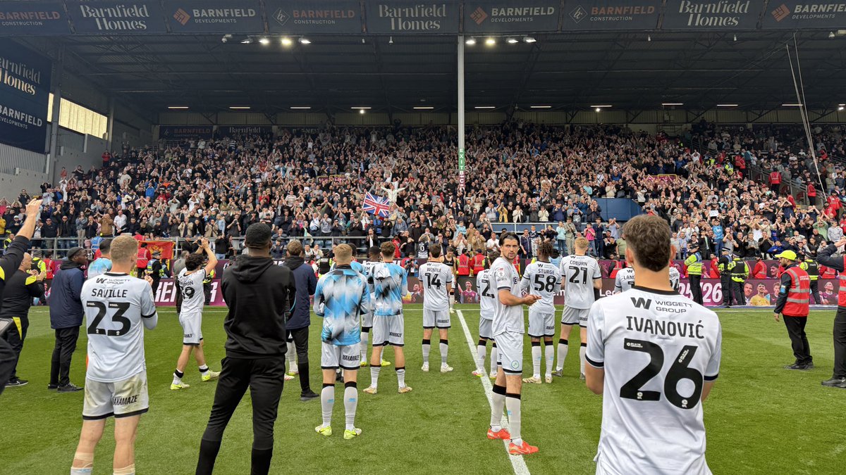 Just not meant to be today but what monumental effort from everybody associated with the club throughout the season. 51 games covered, over 7,500 miles travelled, highs and lows. Matija always in our hearts. Excitement already for 2025/26, see you then 💙
