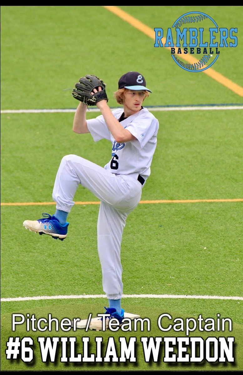 Congrats to Rambler senior scholar baseball athlete, William Weedon, on achieving the great feat of throwing 216 strikeouts in his high school career as a pitcher for our school. He holds the school record for strikeouts since the school relaunch in 2011.