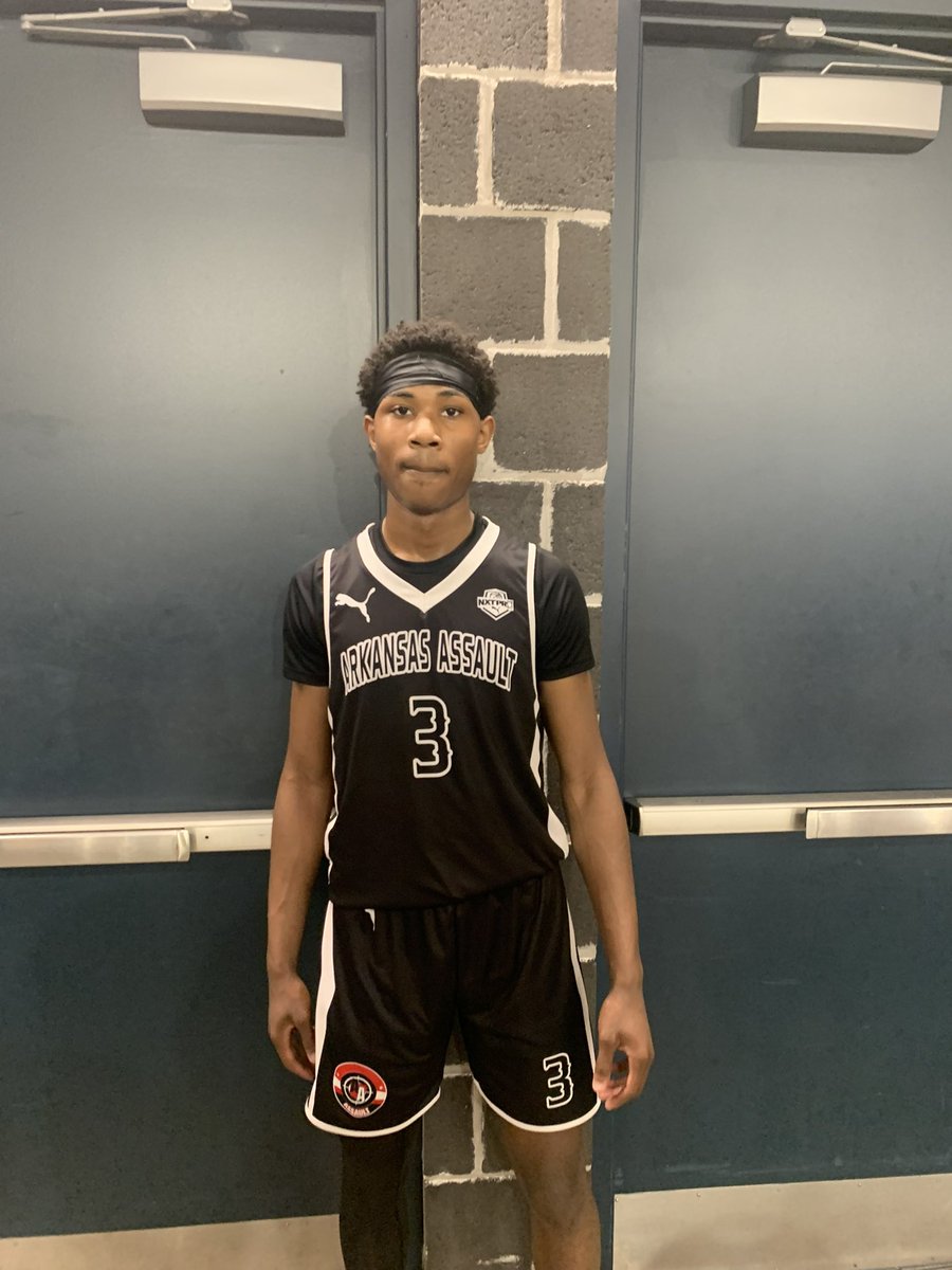 Roebi (@thehoopfeign) on Twitter photo In a win against Carolina Pressure 16u, Jayden Jordan James ( <a href="/jaydenjordanj3/">Jayden Jordan James</a> ) help lead Arkansas Assualt 16u to a 62 - 49 win. He showcased a knack for getting to his spots on the court either for a midrange jumpshot or to finish at the rim.
<a href="/NxtProHoops/">NXTPRO Hoops</a> <a href="/PRO16League/">PRO16/NXTPRO League</a> In a win against Carolina Pressure 16u, Jayden Jordan James ( <a href="/jaydenjordanj3/">Jayden Jordan James</a> ) help lead Arkansas Assualt 16u to a 62 - 49 win. He showcased a knack for getting to his spots on the court either for a midrange jumpshot or to finish at the rim.
<a href="/NxtProHoops/">NXTPRO Hoops</a> <a href="/PRO16League/">PRO16/NXTPRO League</a>