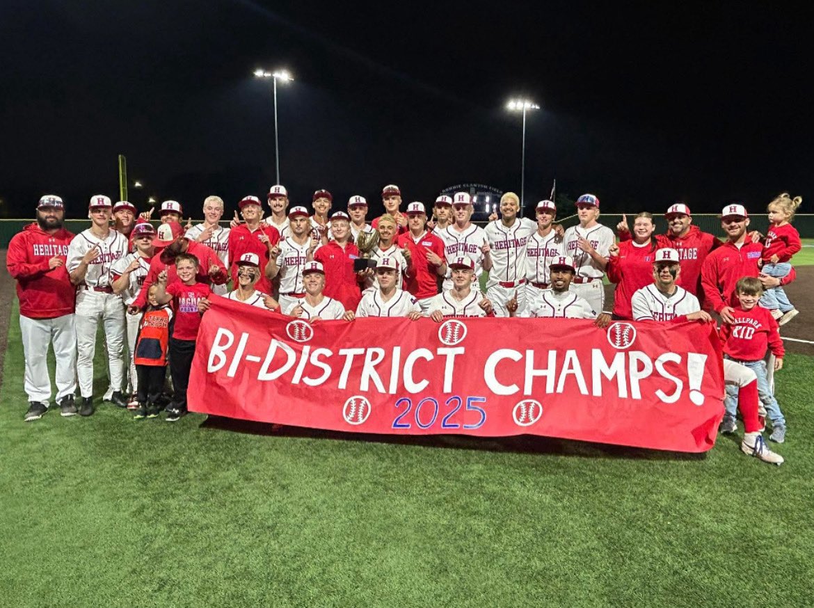Bi-District Champs!! 🏆 These boys also just broke the record for most wins in a season!! We’re so proud of you all!!!!!!