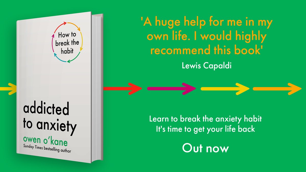 Penguin Michael Joseph (@michaeljbooks) on Twitter photo Watch psychotherapist and author <a href="/owenokaneten/">Owen O'Kane</a> on Change Your Mind, Change Your Life on BBC One: bbc.co.uk/programmes/m00…
Read Owen's new book #AddictedToAnxiety, the key to managing your anxiety, moving forwards and reclaiming and sense of freedom. Order now: Watch psychotherapist and author <a href="/owenokaneten/">Owen O'Kane</a> on Change Your Mind, Change Your Life on BBC One: bbc.co.uk/programmes/m00…
Read Owen's new book #AddictedToAnxiety, the key to managing your anxiety, moving forwards and reclaiming and sense of freedom. Order now: