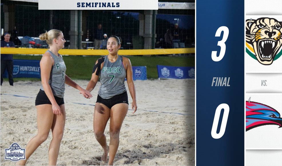 NJCAA Volleyball (@njcaavolleyball) on Twitter photo To the Championship they go!
<a href="/PBSCPanthers/">Palm Beach State College Athletics</a> claim their spot in the 2025 #NJCAAVB Beach National Championship game!
💻njcaa.org/championships/…
📊volleyballlife.com/tournament/282… To the Championship they go!
<a href="/PBSCPanthers/">Palm Beach State College Athletics</a> claim their spot in the 2025 #NJCAAVB Beach National Championship game!
💻njcaa.org/championships/…
📊volleyballlife.com/tournament/282…