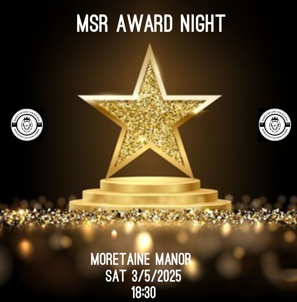 Our first ever awards night is tonight!! Who will go down in MSR history as the first ever recipients, we will find out in the next few hours.