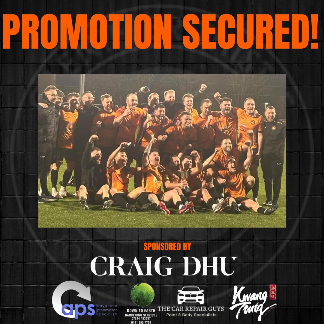 Don’t you know, pump it up, the jags are going up!🟧⬛️

Following results elsewhere and a decision from the league committee, it’s been confirmed we have secured promotion and will be playing in the Premier league next season.

A cup win and promotion from the boys this season 👏🏻
