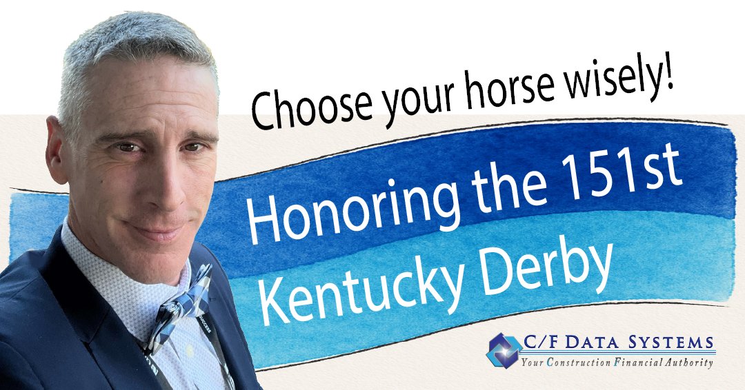 cfdata's tweet photo. It's Kentucky Derby 2025, where speed, strategy, and smart picks make all the difference.

Why roll the dice on generic software when STRUCTURE is purpose-built for the construction industry? 

Choose your horse wisely.
Bet on STRUCTURE.
Run your business like a champion. https://t.co/sG4aOAvHlj