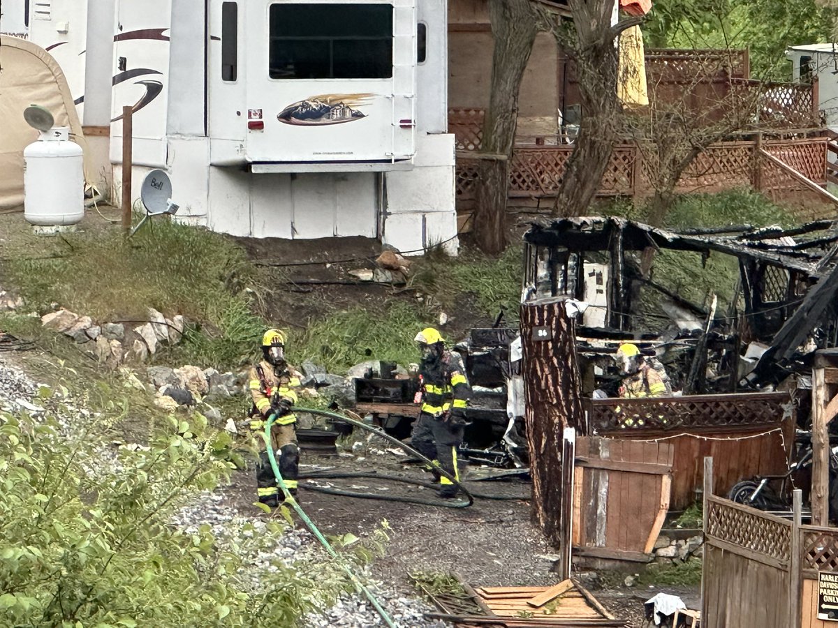 CunninghamJordy's tweet image. The fire is out in Lake Country. Deputy fire Glen Gregory confirmed two RVs and a shed were destroyed in the blaze.