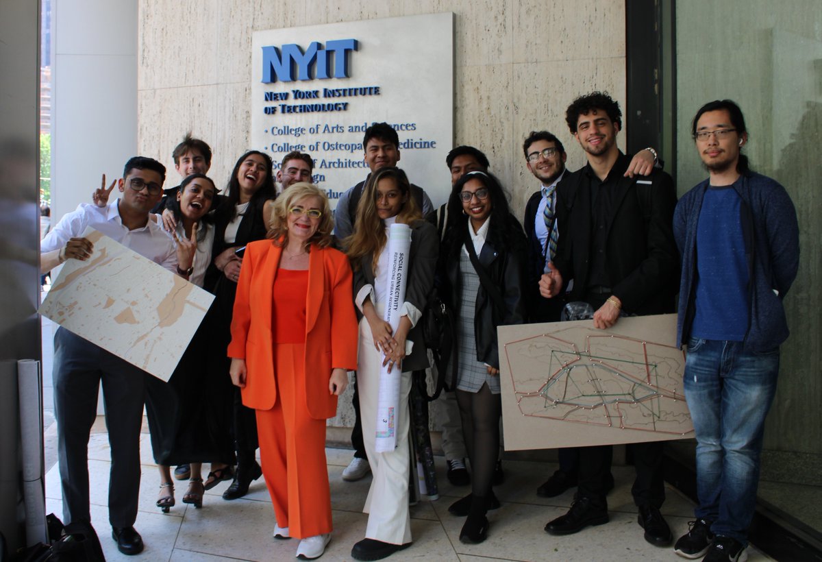 SandraPiesik's tweet photo. 🌱 Introducing #REGENERATIVE #PIONEERS 🌱
Spring 2025 Cohort of my @NYITArch Studio: ‘Regenerative Urban Ecosystems – One Planet, One Community’ - the talented &amp; visionary students who boldly explored &amp; implemented pioneering approaches to #REGENERATIVE #URBANISM. Well done all! https://t.co/CZdoFwc4i1