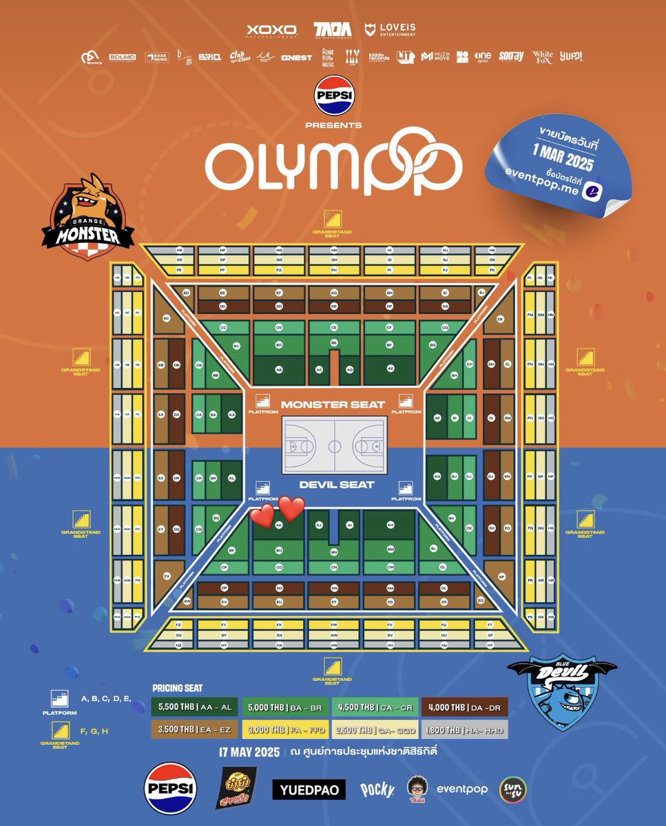 ffffxx2002's tweet image. WTS/ส่งต่อ/ขายบัตร Olympop โซนสีฟ้า💙💙💙

💌 โซน AK ที่นั่ง F19 (แถว6 จากหน้าสุด)
✨ขาย 5,500 ไม่อัพ รวมค่าธรรมเนียม
📌 รับบัตรให้ นัดรับหน้างานค่ะ ทักมาสอบถามได้งับ

#PEPSIpresentsOLYMPOP
#OLYMPOP 
#OLYMPOP2025