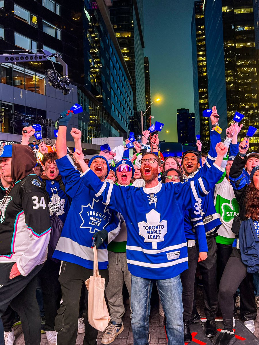 Six games. Thousands of fans. One incredible community. To everyone who stopped to chat, shared a story, or simply let me be part of your night — thank you. You made this unforgettable. Can’t wait to do it all again in Round 2. Go Leafs Go!
