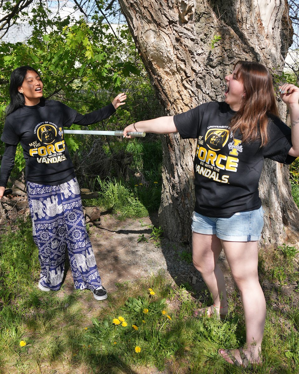 A story in three photos 🌠  Let your VandalGear tell the story with the limited edition U of I Star Wars tee! bit.ly/4d3Bt7h