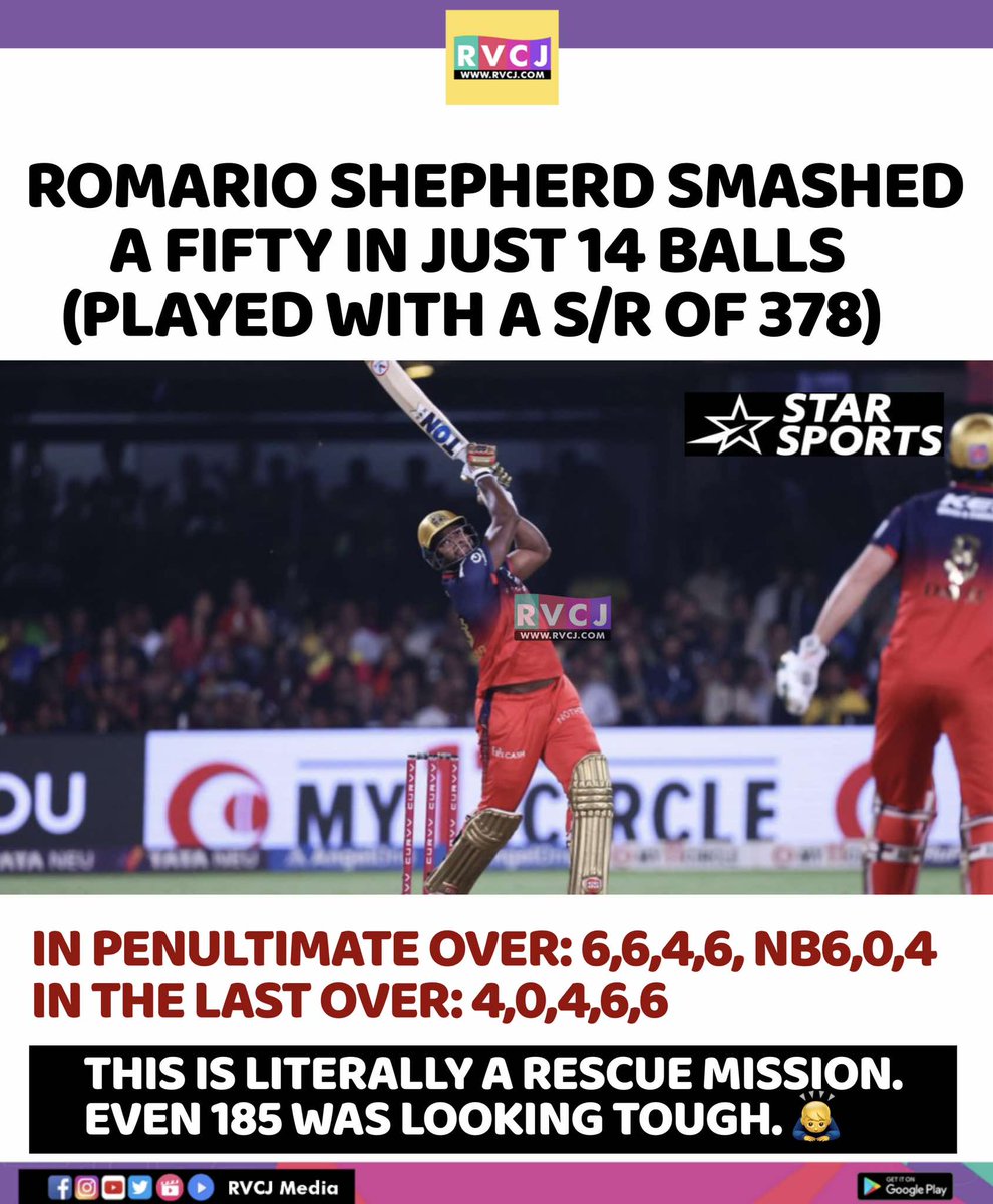 Caribbean Hitter Romario Shepherd smashed fifty in just 14 Balls 🔥🥵💥