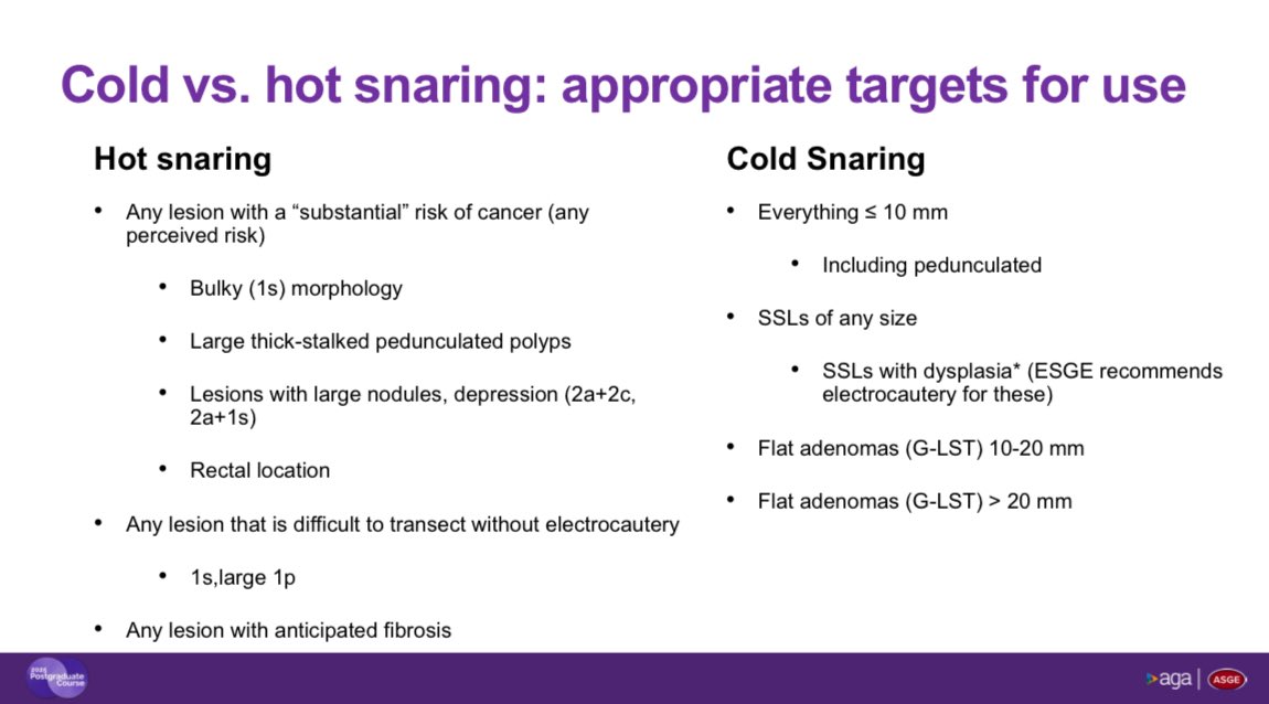 Carl Kay, MD (@carlkaymd) on Twitter photo Cold vs Hot Snare Resection
Cold for:
▪️Everything ≤10 mm (even 0-Ip)
▪️SSLs of any size
▪️Flat adenomas (G-LST) 10-20 mm
▪️ Flat adenomas (G-LST) > 20 mm
🙏 <a href="/Rex_colonoscopy/">Douglas K. Rex, MD</a>
#DDW2025 Cold vs Hot Snare Resection
Cold for:
▪️Everything ≤10 mm (even 0-Ip)
▪️SSLs of any size
▪️Flat adenomas (G-LST) 10-20 mm
▪️ Flat adenomas (G-LST) > 20 mm
🙏 <a href="/Rex_colonoscopy/">Douglas K. Rex, MD</a>
#DDW2025