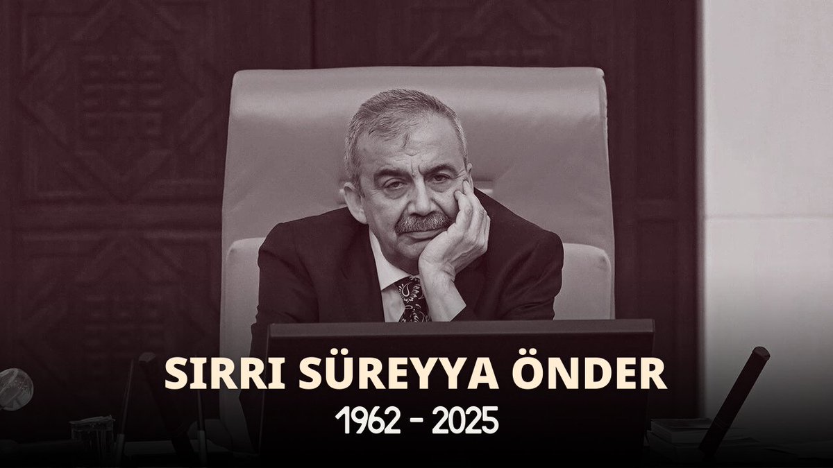 omurvarol's tweet photo. Sırrı Süreyya Önder barışın, nezaketin ve mücadelenin sesiydi. Bu topraklara umut ekti. Onu kaybetmenin acısı derin. Huzur içinde uyu, cesur yürek. #SırrıSüreyyaÖnder https://t.co/9DXfsM3lUa