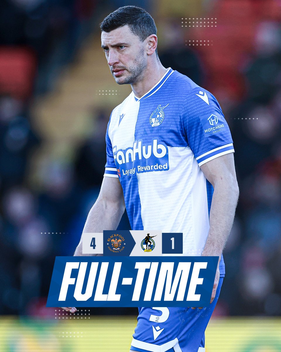 Official_BRFC's tweet photo. Beaten at Bloomfield Road.

@SkyBetLeagueOne | #UTG https://t.co/A8VBr2xOpG