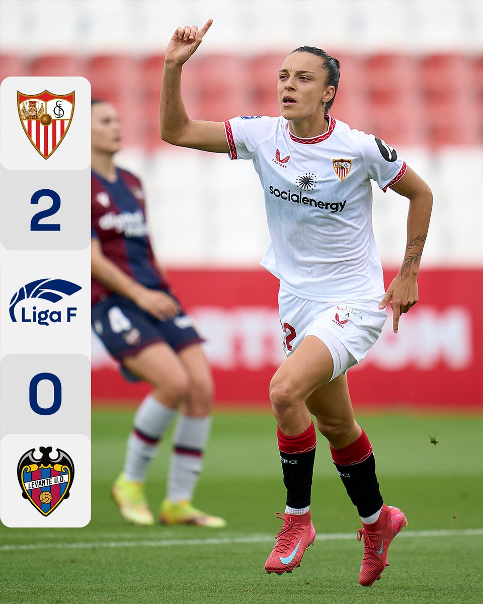 ✌️ El doblete de Natalia Padilla guarda los 3 puntos en el bolsillo sevillista

#LigaF | #SevillaFCLevante