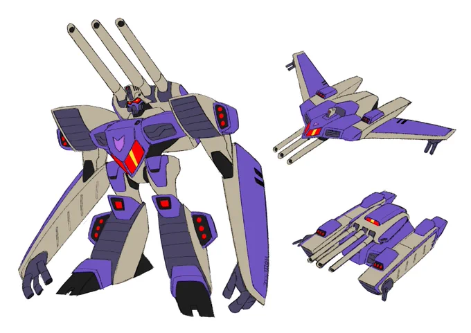 Took a break to take another crack at Blitzwing The man is all about that firepower... 
