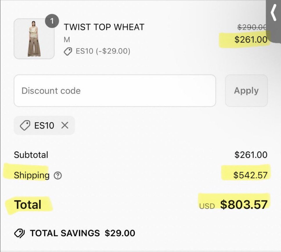 krassenstein's tweet image. Paying $540 in “shipping” (aka tariffs) for a $260 dress.

I thought tariffs were a “tax on foreign countries”. 

Welcome to the “Find Out” stage—brought to you by a convicted felon who bankrupted six companies and sold you a lie.