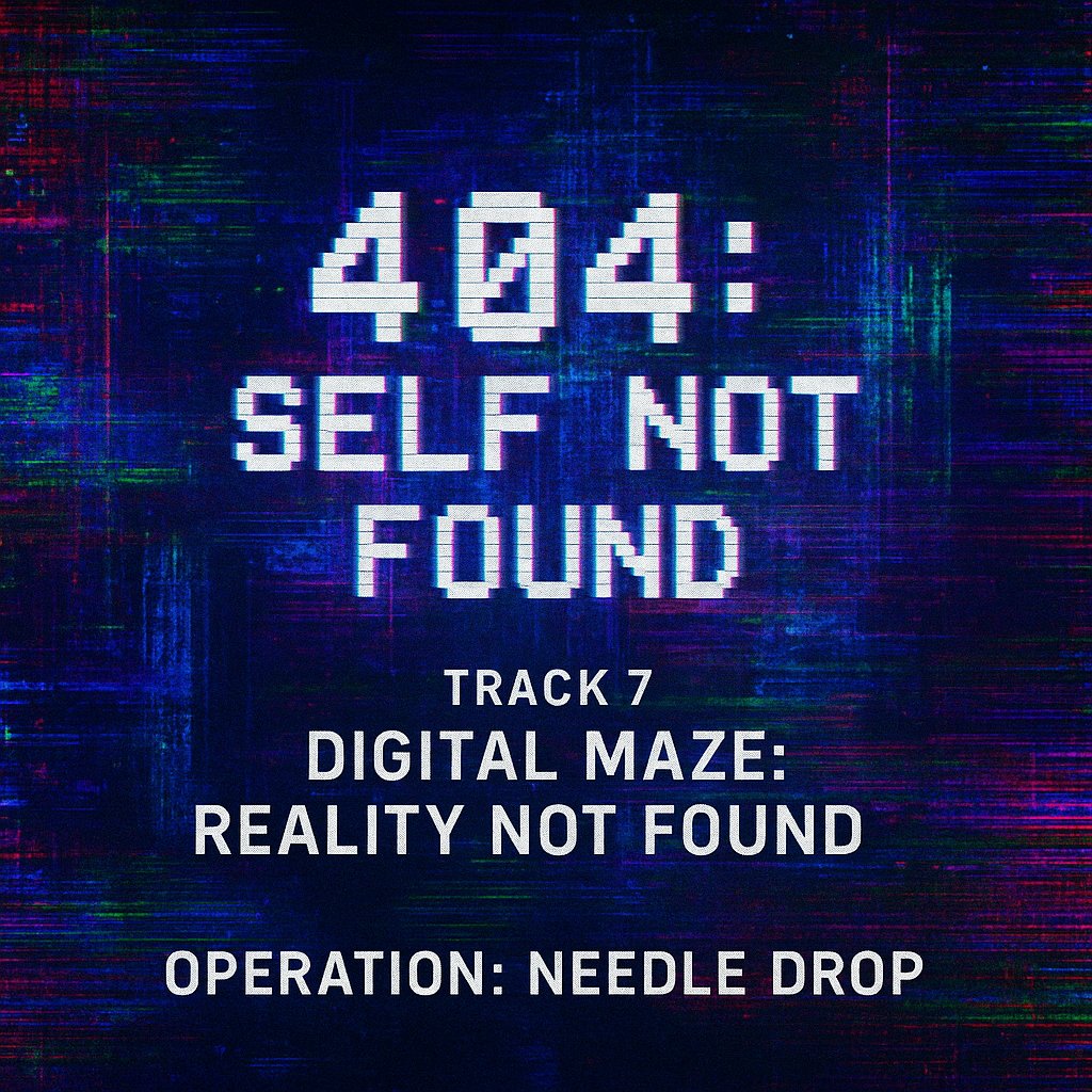 ShieldsJaiden's tweet image. Track 7: 'Digital Maze: Reality Not Found'
Trapped in the feed? You’re not alone. But you can glitch your way out.
#DigitalMaze #GlitchBap #OperationNeedleDrop