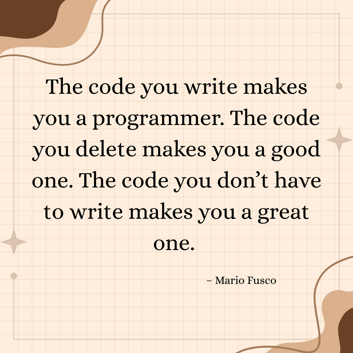 rahulgwebdev's tweet image. With time you, grow and then evolve...
#DevLife #CleanCode #DeveloperTips #SoftwareEngineering #developer #quotes #UIUX