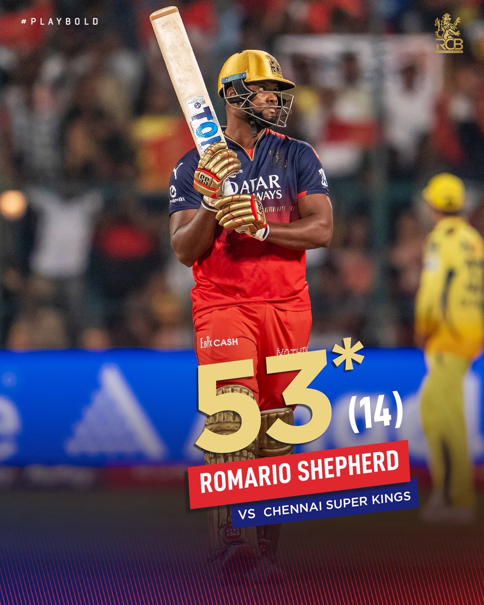 Ashutosh945582's tweet photo. FATEST FIFTY for any batter in RCB colours! 🙇♂️
Second fastest fifty in the history of the IPL. 🫡
#RCBvsCSK
#winrcb https://t.co/5bevMViCW4