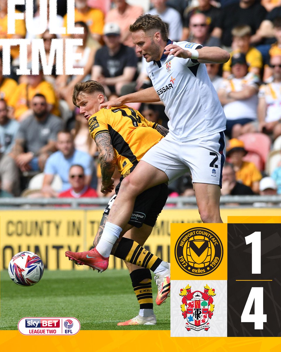 Full-time at Rodney Parade. 

#OneClubOneCounty