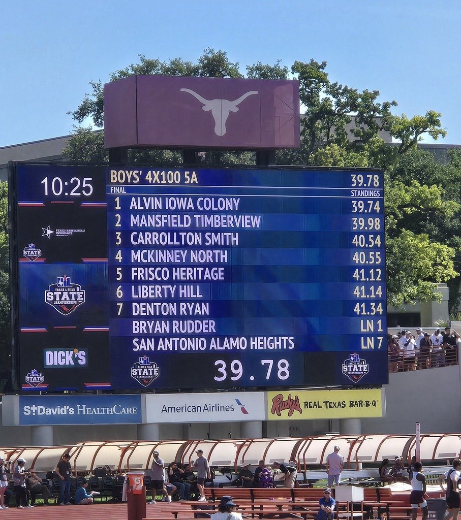 🚨🚨 New 5A State Record 4x1🎉  Congratulations keep pushing!!