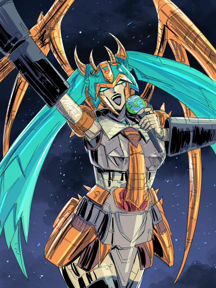 I turned Miku into unicron
