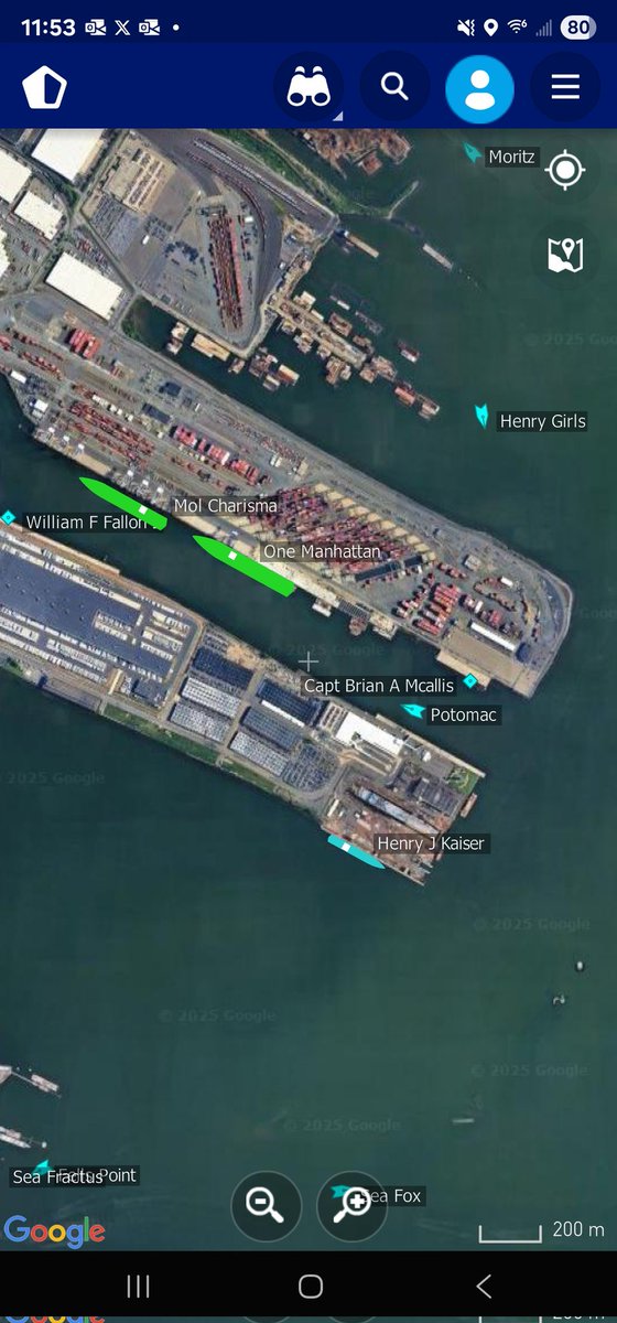 Another incorrect assumption.  

▶️First this is Port Liberty Bayonne and not Newark.
▶️Yes, berths are sometimes empty, like your homes when you go to work.  It does not mean they are always empty.
▶️Two ships on berth right now with a schedule through June.

The tariff cargo