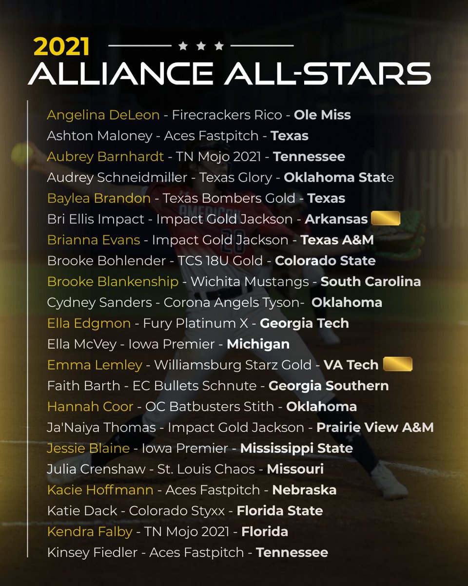 The Alliance Fastpitch tweet media